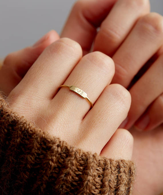 Personalized Stacking Ring